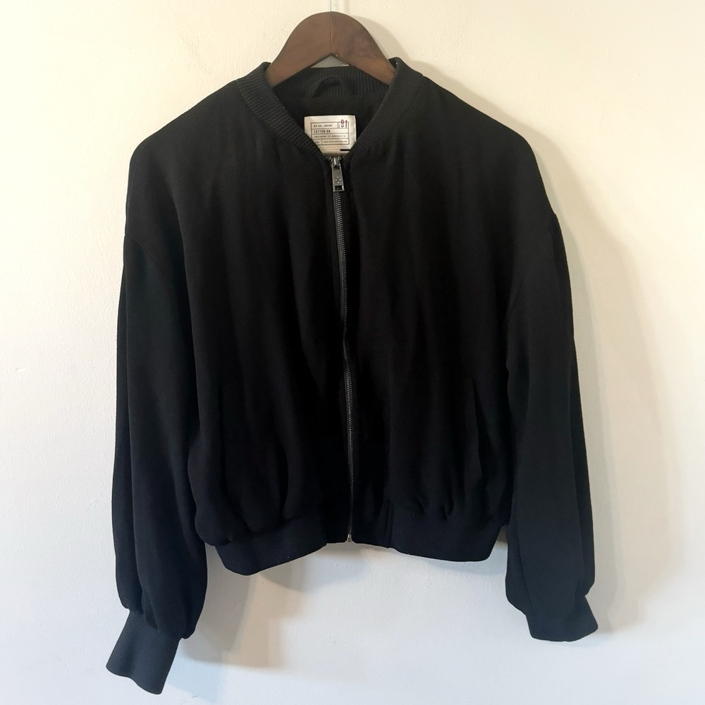 COTTON ON Women’s Black Bomber Jacket